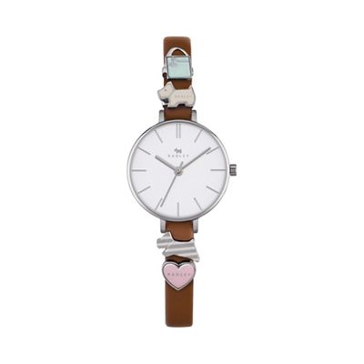 Ladies tan 'Time After Time' charm watch ry2379